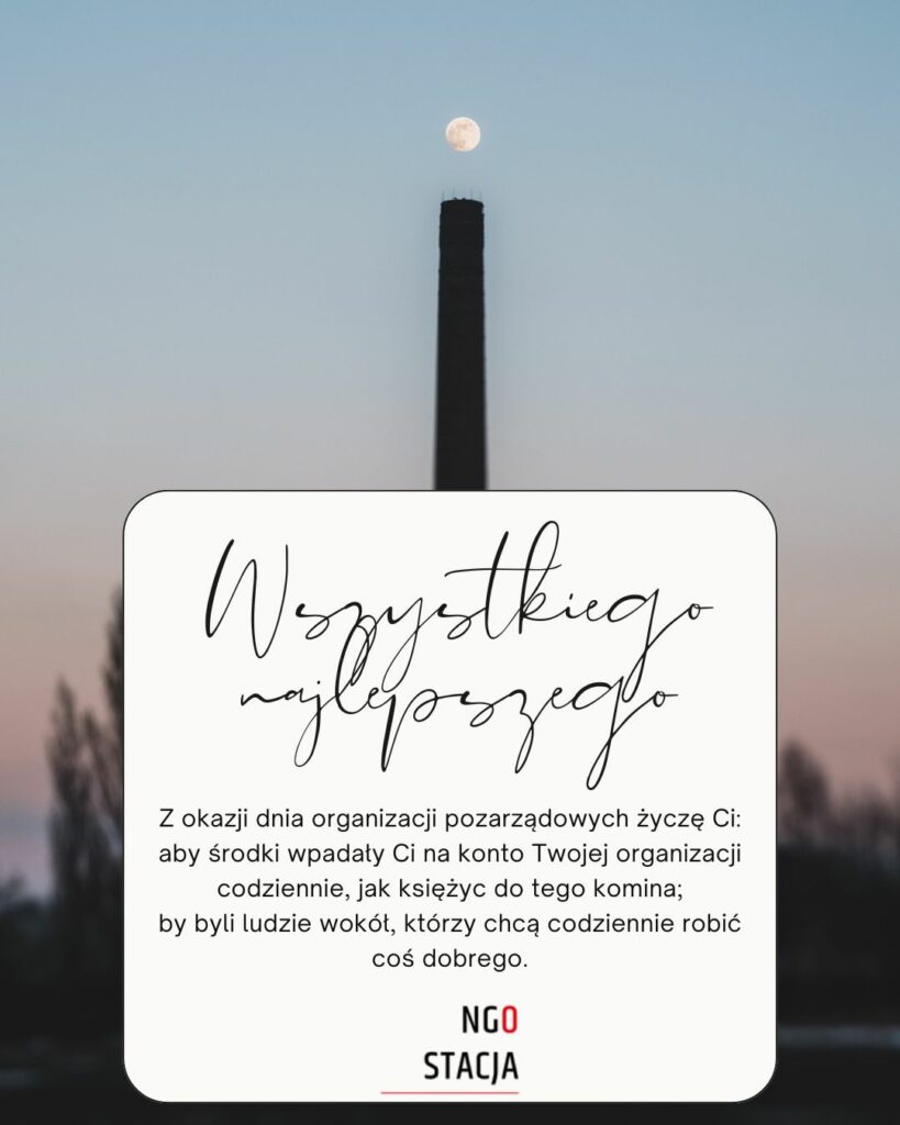 Życzenia z okazji dnia organizacji pozarządowych